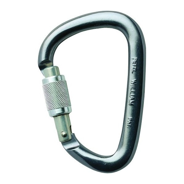 CARABINER-WILLIAM-SCREW-ALUMINUM 4" x5" x1"